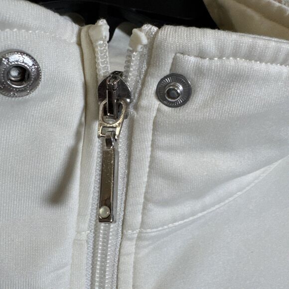 Izod Golf XFG Women's Jacket Coat Size L Large Ivory Retro Vibe Cool - Picture 6 of 16